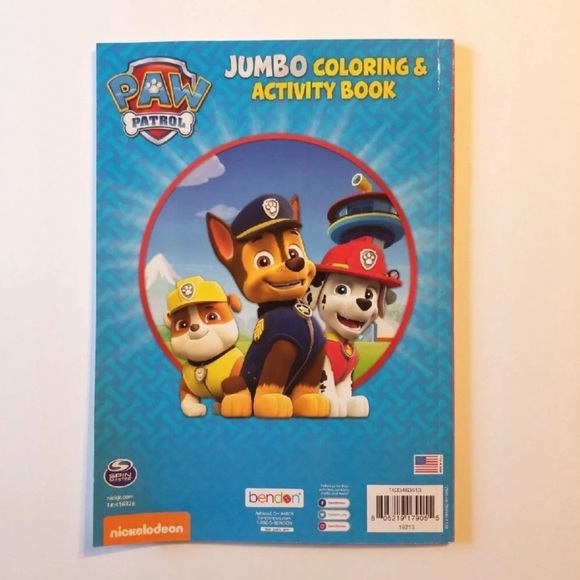 Nickelodeon | Accessories | Nickelodeon Paw Patrol Coloring Activity ...